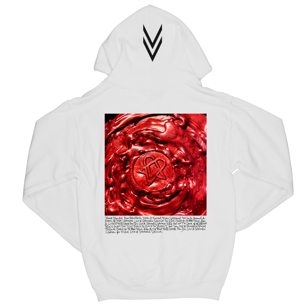 Saturnine Saturnalia White Hoodie