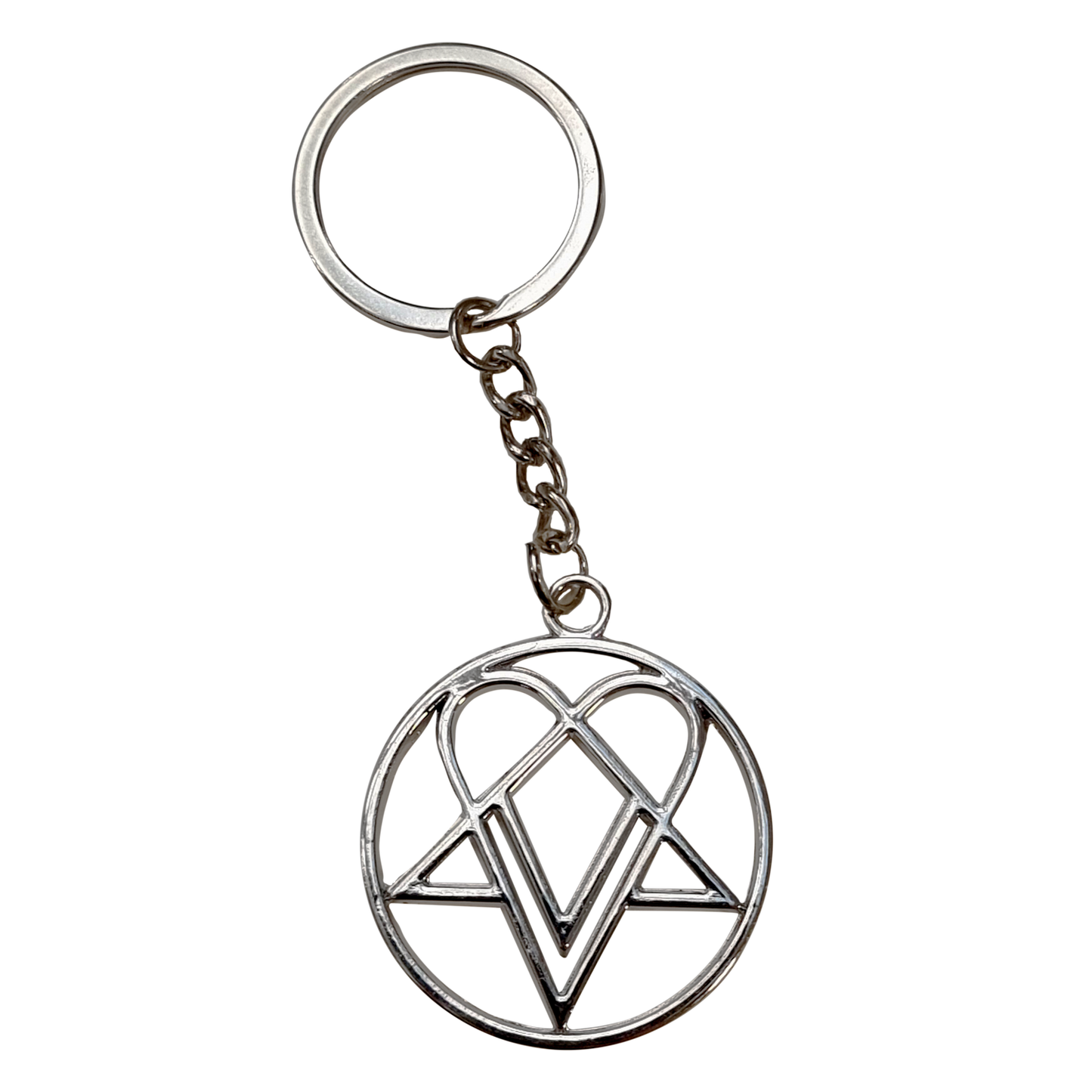 VV Heartagram Keychain