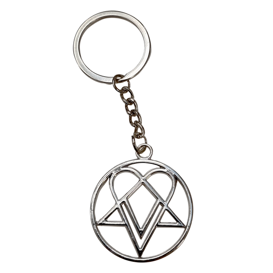 VV Heartagram Keychain